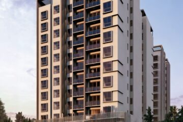 Exterior view of the modern apartments for sale in Karen, presented by Property KE.