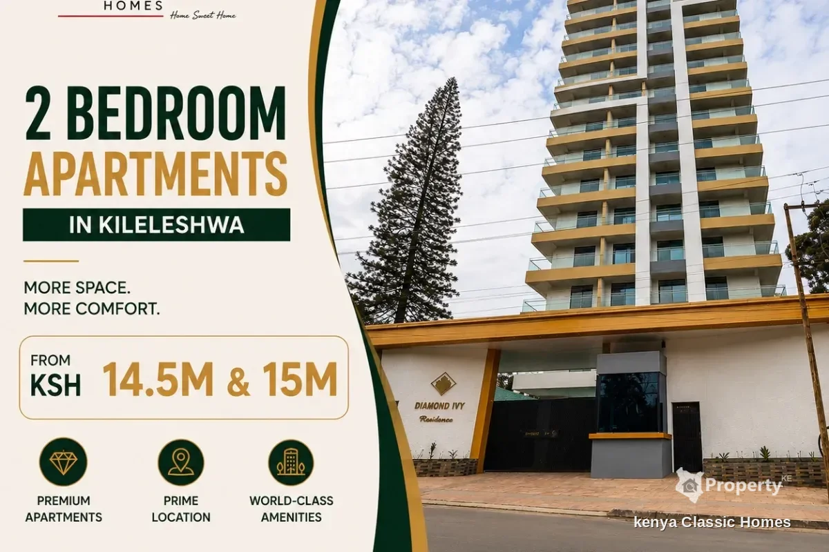 2-Bedroom Apartment for Sale in Kileleshwa from @Ksh. 14.5M