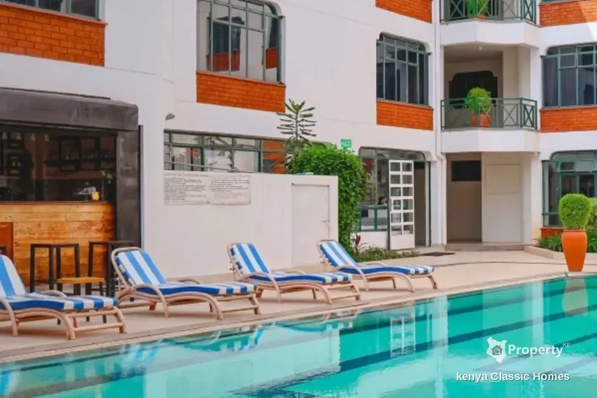 Landscape view of furnished apartment in Lavington