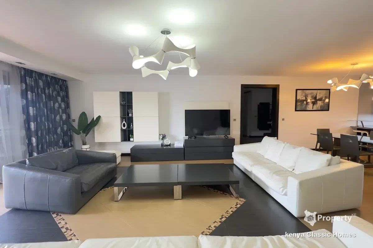 3-Bedroom Apartment with DSQ for Rent on Riverside Drive from Ksh. 350K