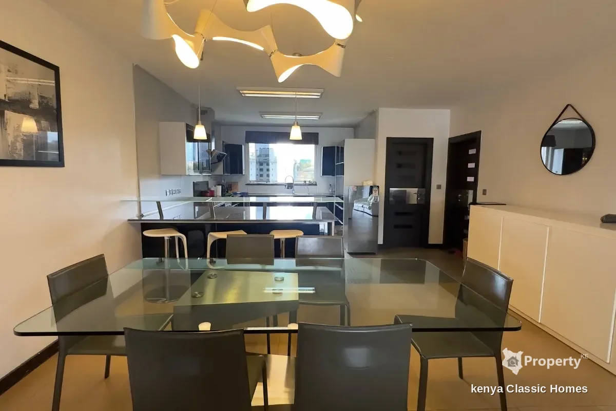Landscape view of 3-Bedroom Apartment with DSQ for Rent on Riverside Drive from Ksh. 350K