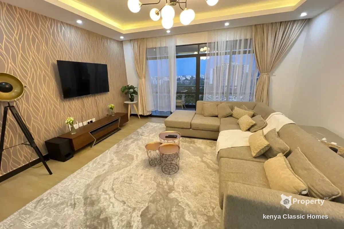 Landscape view of Furnished & Serviced 3-Bedroom Apartment for Rent in Lavington @KES 360K