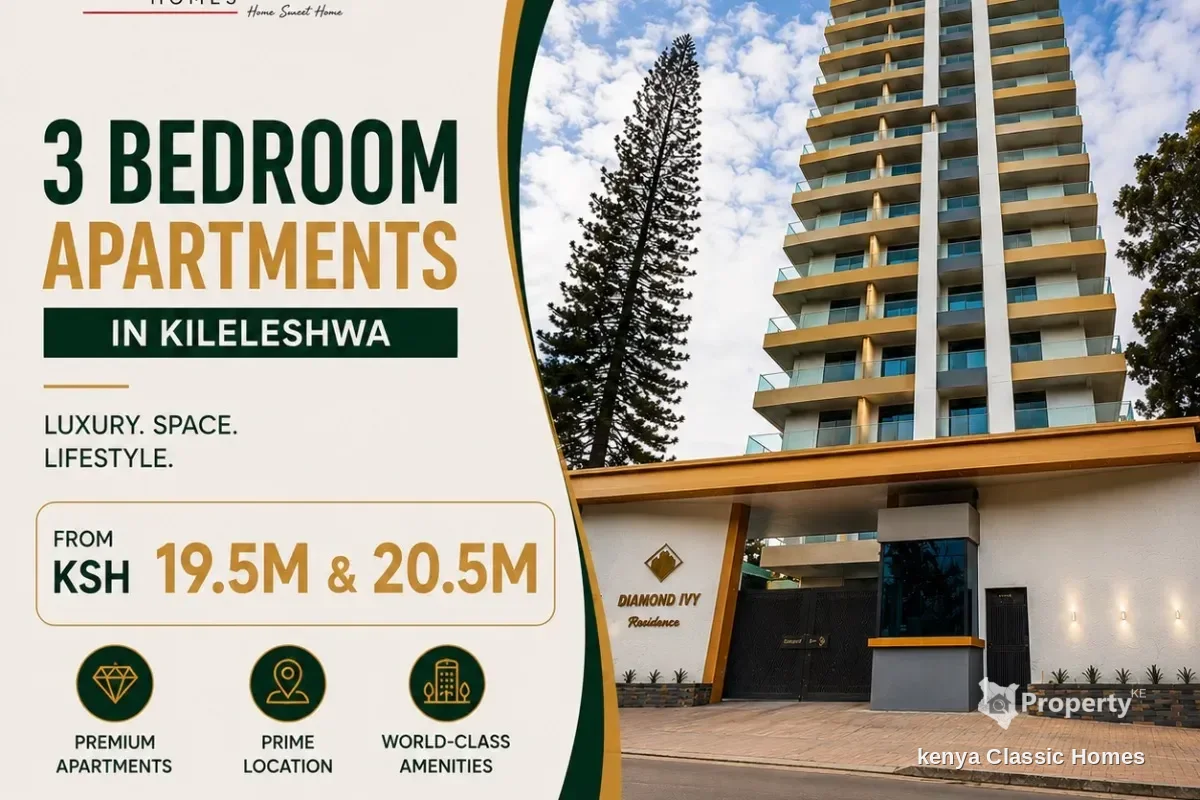 3-Bedroom Apartment for Sale in Kileleshwa from KSh 19.5M