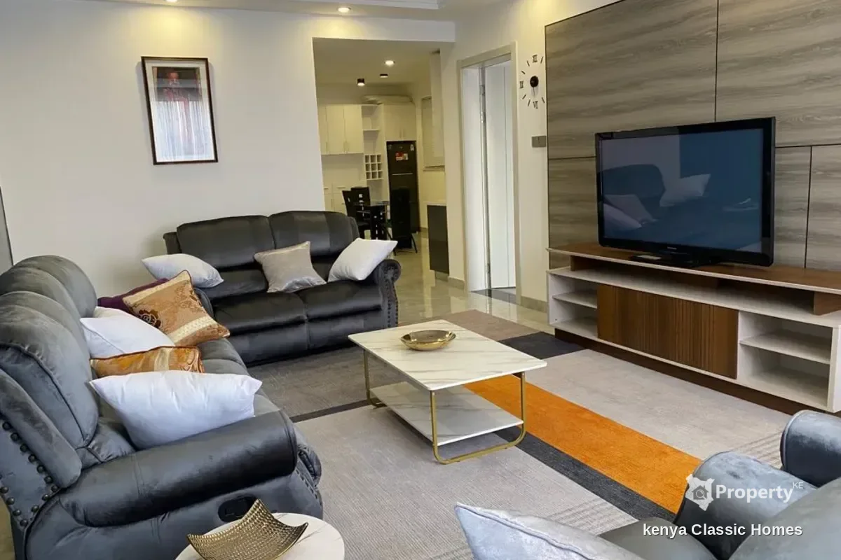 Landscape view of Fully Furnished 2-Bedroom Apartment for Rent in Kilimani