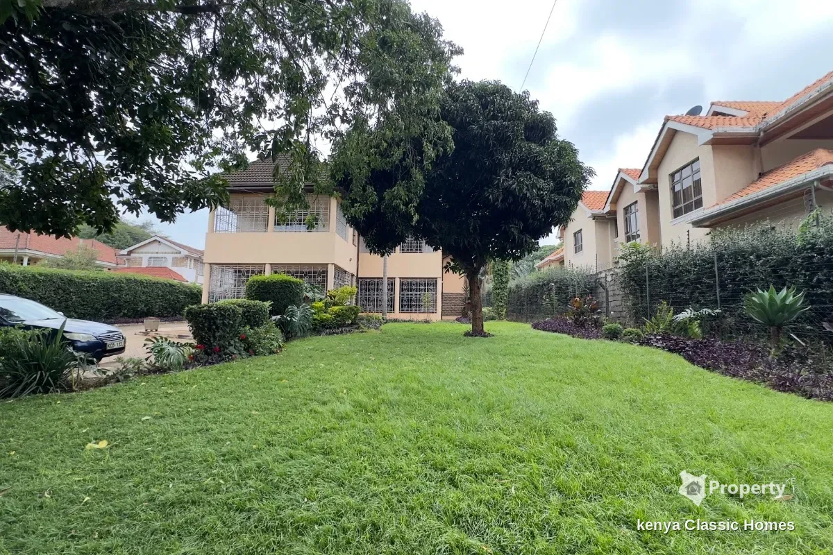 Landscape view of 5-Bedroom Mansion for Rent in Runda @Ksh. 350k