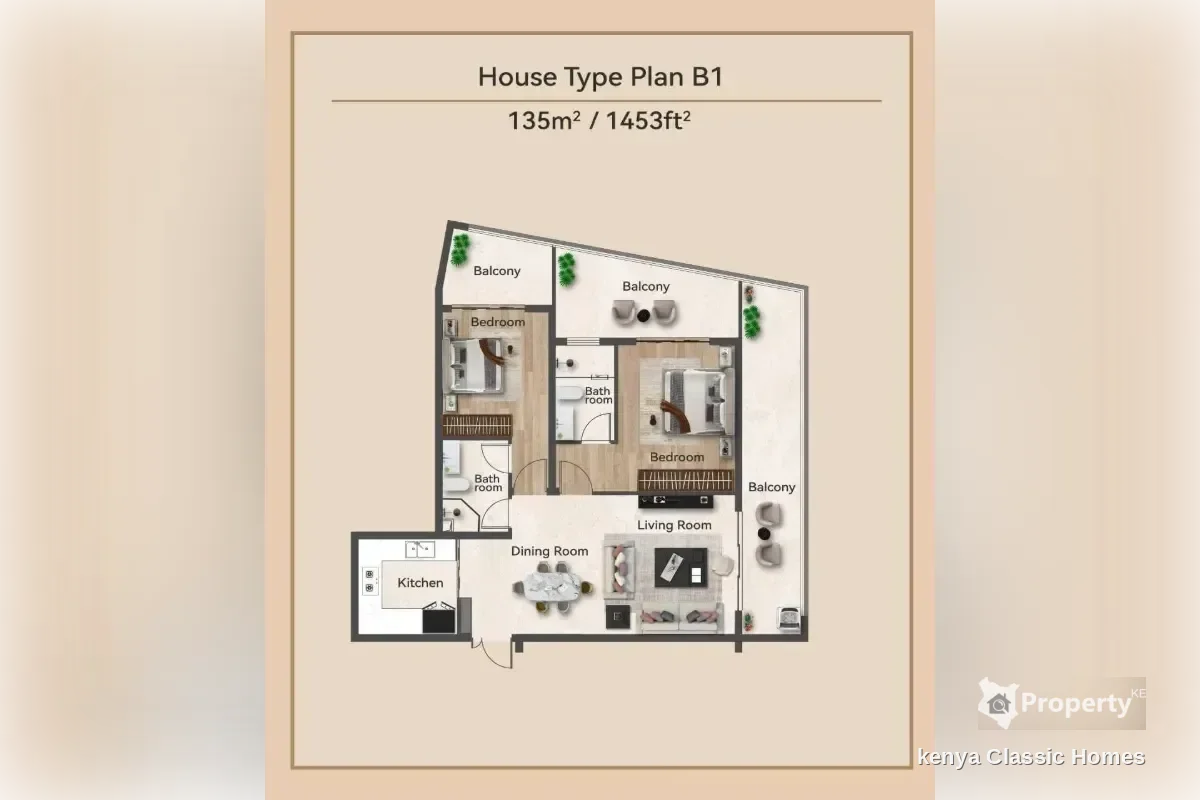 Detail 3 of Modern 1 & 2 Bedroom Apartments for Sale in Kileleshwa from @Ksh. 5.8M