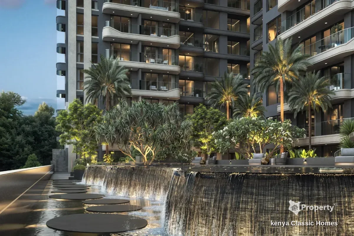 Landscape view of Hephé Palace Apartment for Sale in Westlands Nairobi